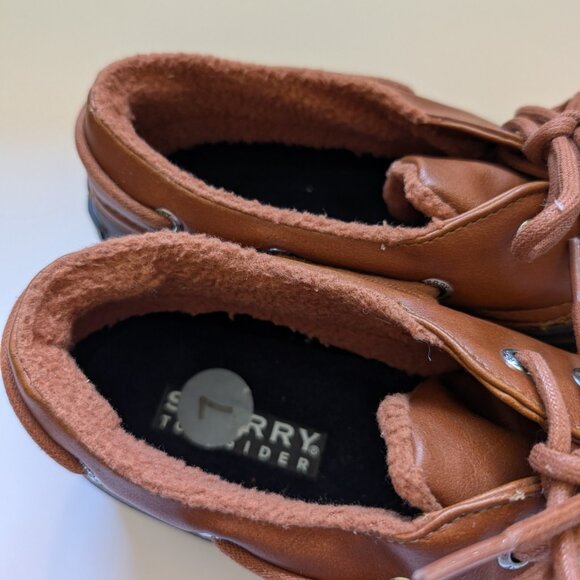 NEW Sperry Top Sider Brown Heron Duck Boots Women’s Size 7 - Picture 8 of 16